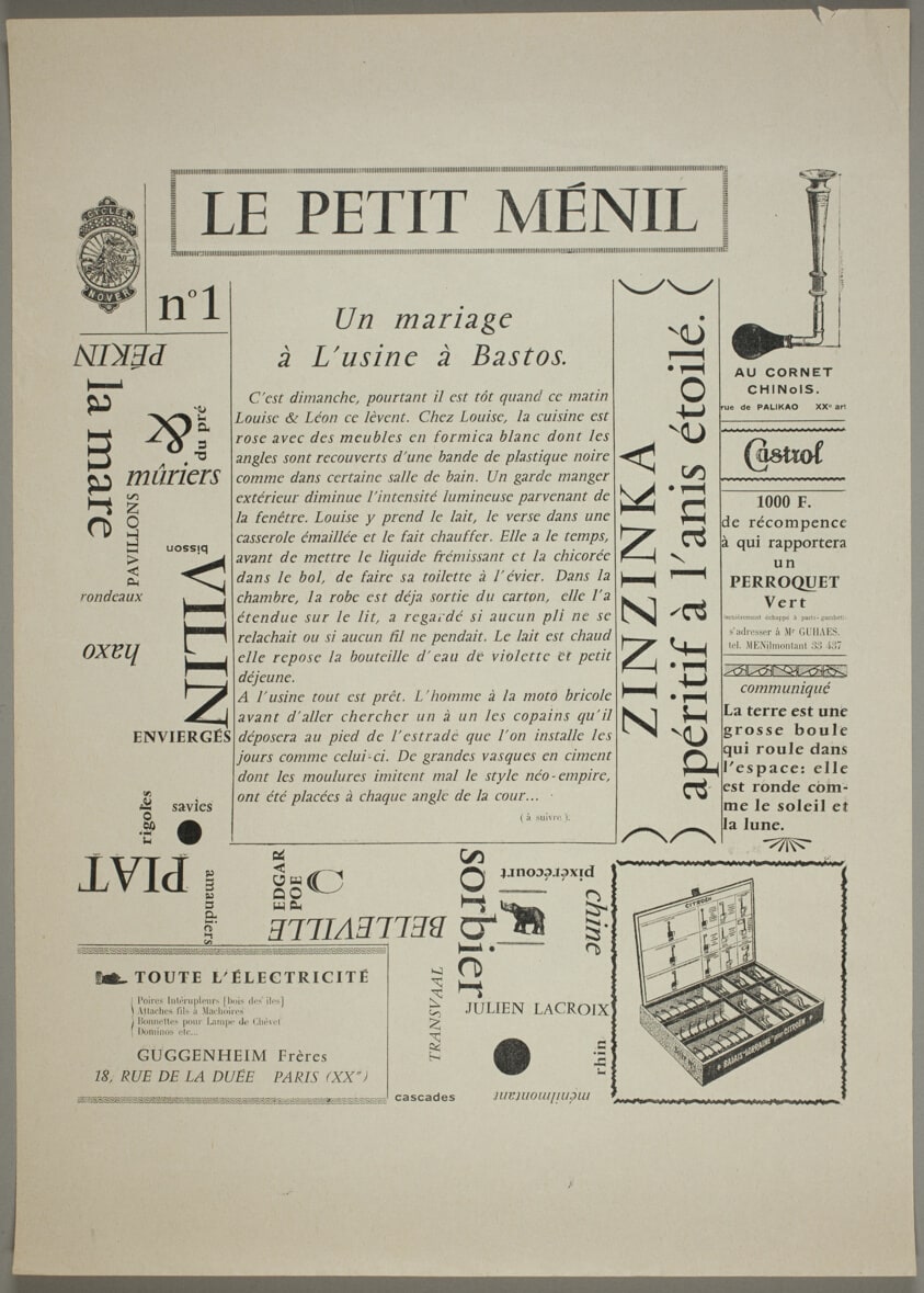 Le Petit Menil, Nos. 1-6