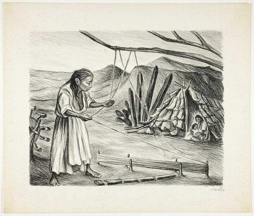 Working with Ixtle (Valle del Mezquital, State of Hidalgo), from Mexican People