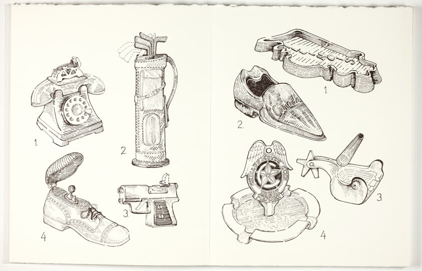 Plate B and Plate C, from Index: The Objects of My Obsession, Volume One, Book Five: Smoking Guns