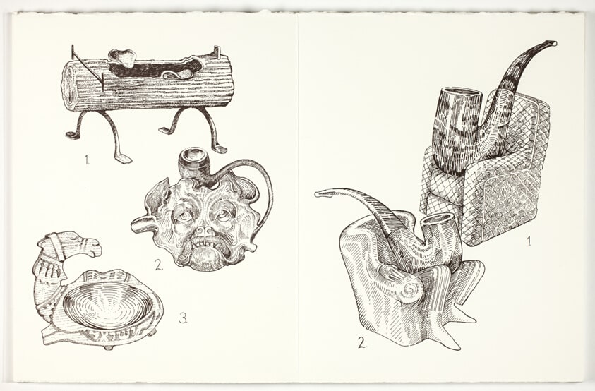 Plate D and Plate E, from Index: The Objects of My Obsession, Volume One, Book Five: Smoking Guns