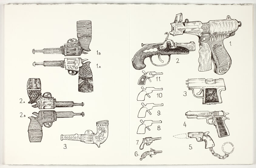 Plate H and Plate I, from Index: The Objects of My Obsession, Volume One, Book Five: Smoking Guns