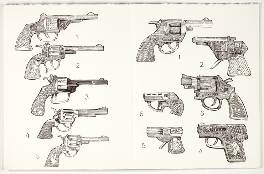 Plate J and Plate K, from Index: The Objects of My Obsession, Volume One, Book Five: Smoking Guns