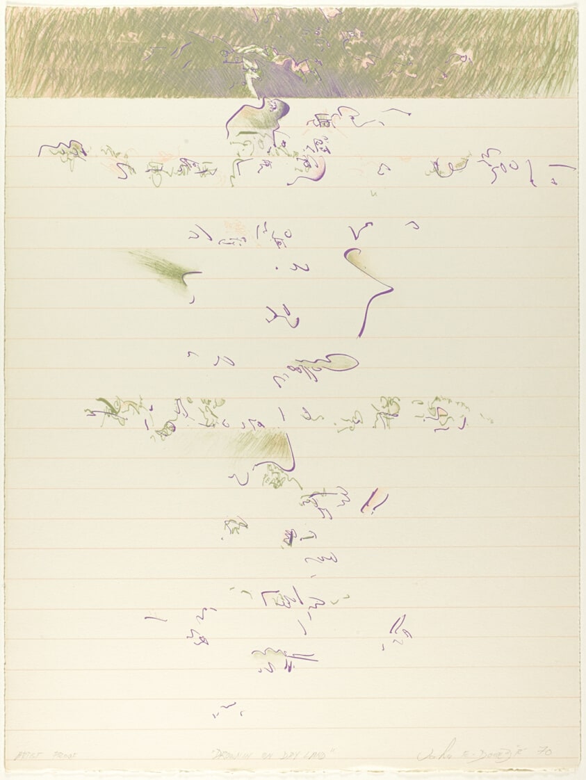 Drowning on Dry Land, from Visual Poems