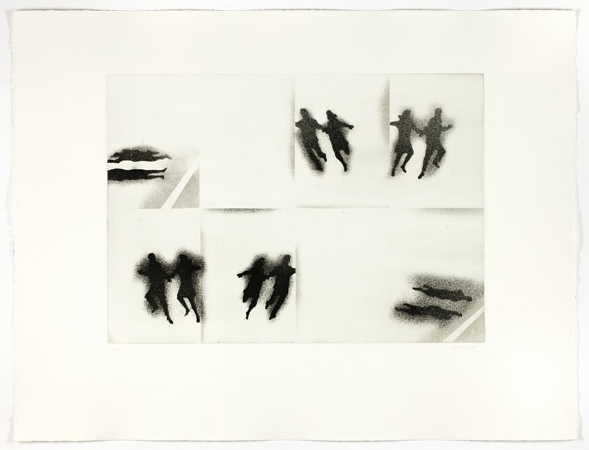 Double Page, plate five from Silencio, Silencio