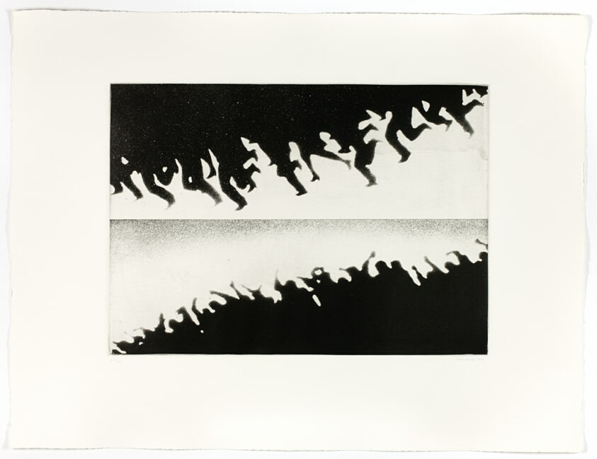 Afterwards, With The Ones Before, plate six from Silencio, Silencio