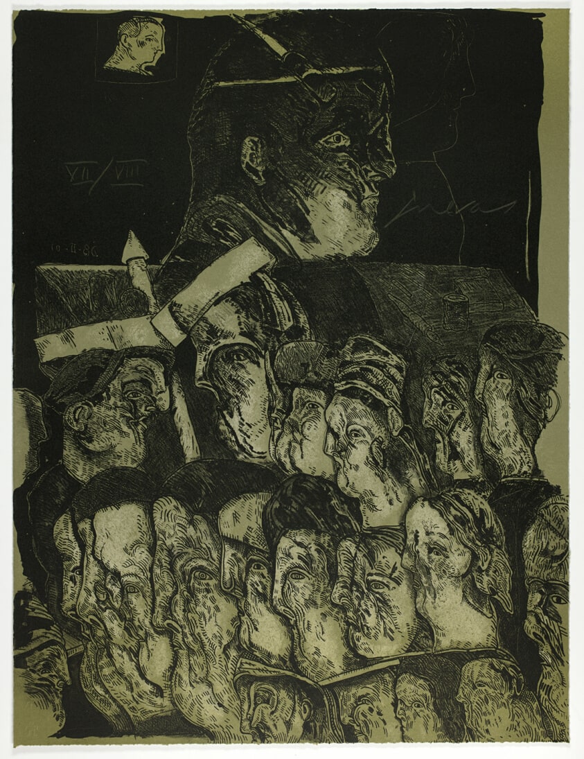 Self Portrait with Profiles, from México Nueve