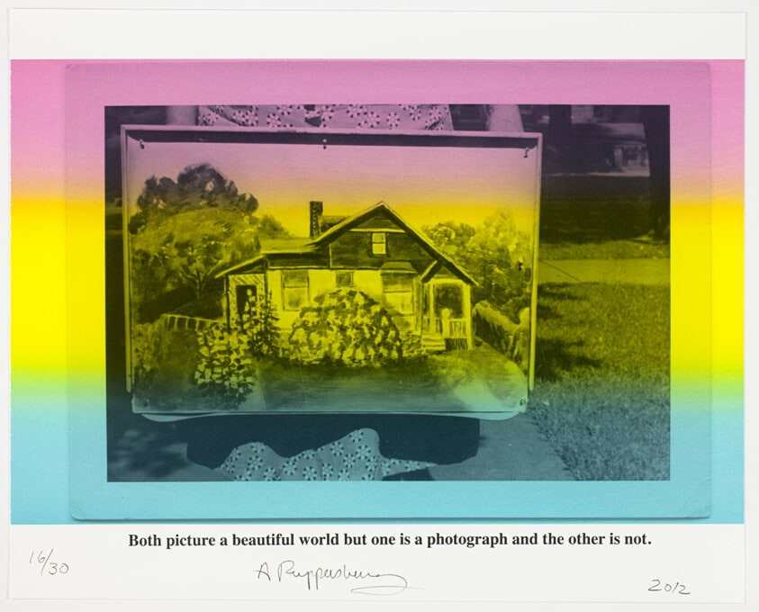 Both Picture a Beautiful World but One Is a Photograph and the Other Is Not, from The Top Ten Historical Similarities (and Differences) Between Prints and Photographs