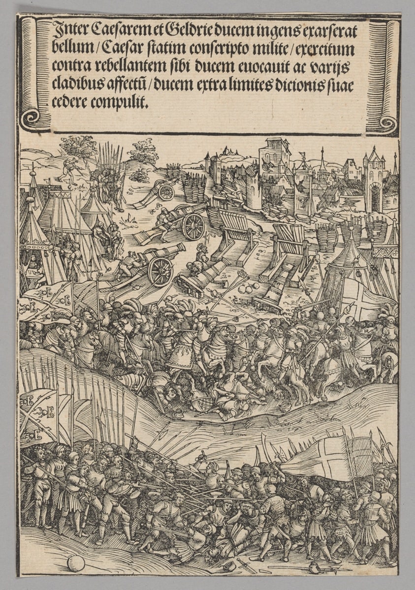 War with Guelders, plate 5 from Historical Scenes from the Life of Emperor Maximilian I from the Triumphal Arch