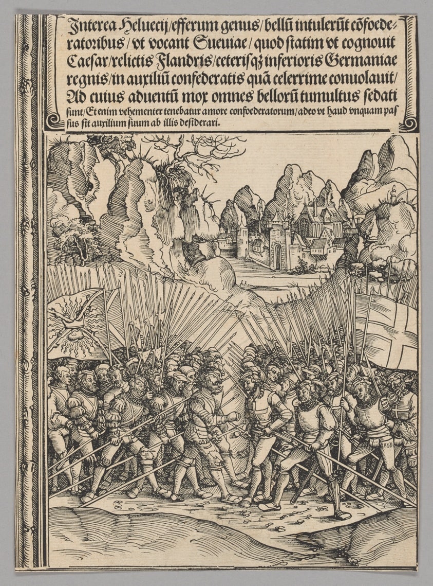 Swiss War, plate 16 from Historical Scenes from the Life of Emperor Maximilian I from the Triumphal Arch