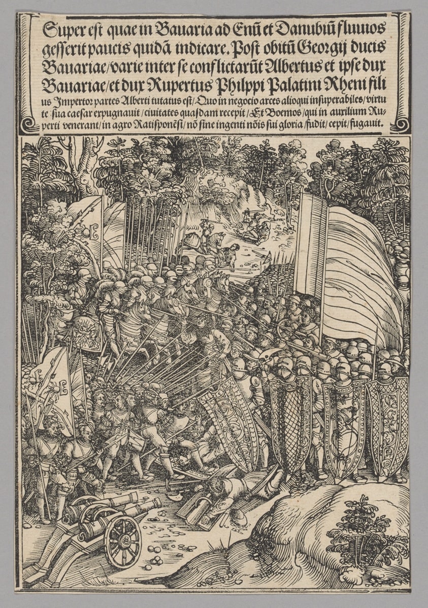 Bavarian War, plate 18 from Historical Scenes from the Life of Emperor Maximilian I from the Triumphal Arch