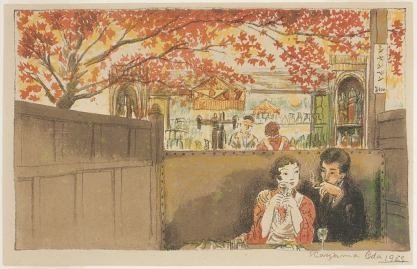 Bar Bacchus in Ginza, from the series Pictures of Ginza, First Series