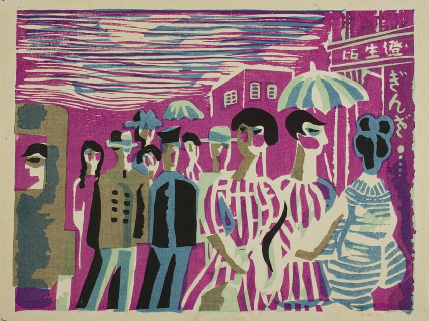 Ginza at Night, from the series Recollections of Tokyo