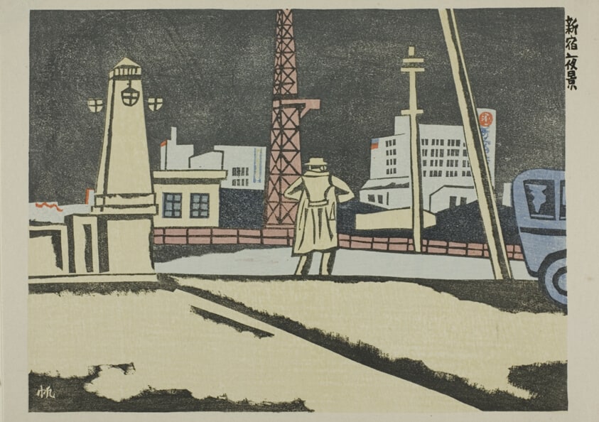 Night View of Shinjuku, from the series Recollections of Tokyo