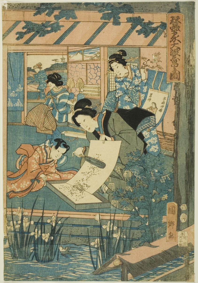 Great Prosperity at the Silk Farm (Kaikoya Daihanjono Zu)