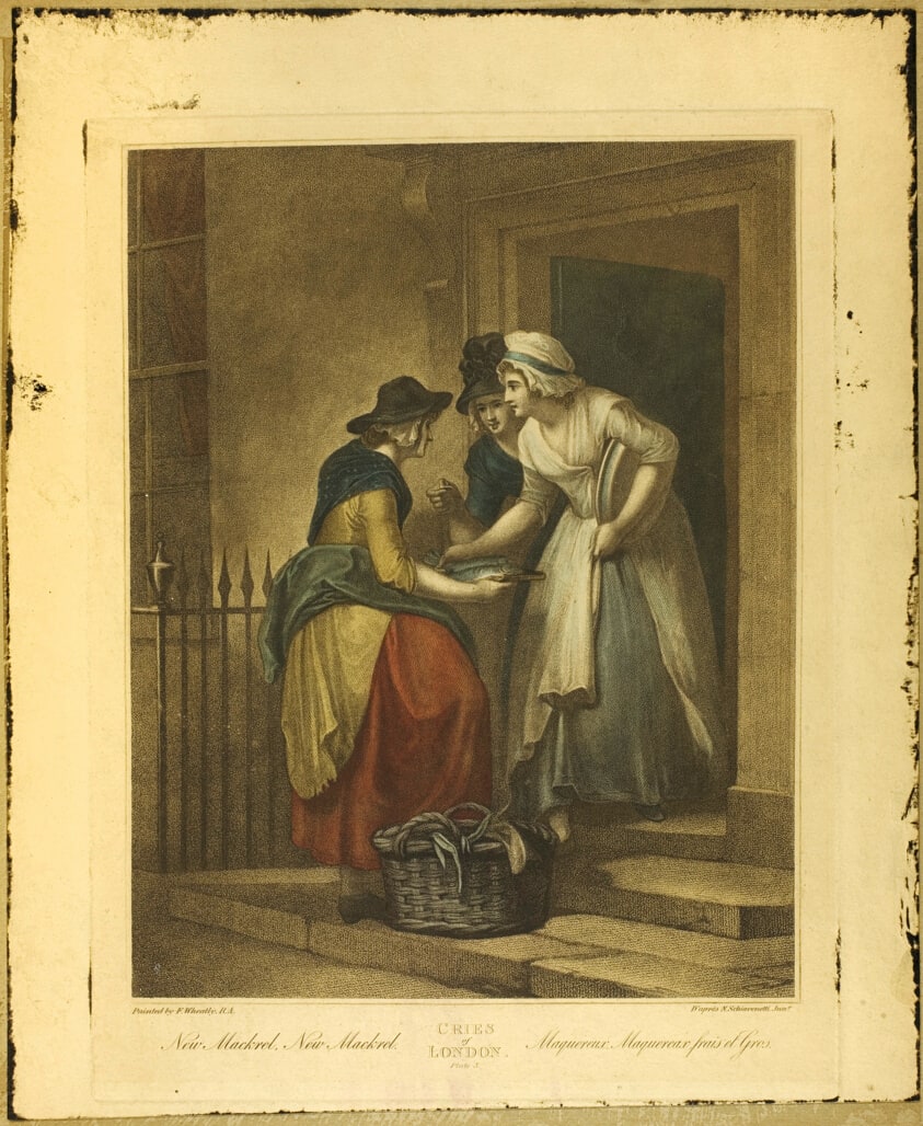 New Mack'rel, New Mackrel, Plate 5 from The Cries of London