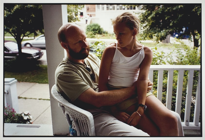Kevin and His Daughter, Evanston, Illinois