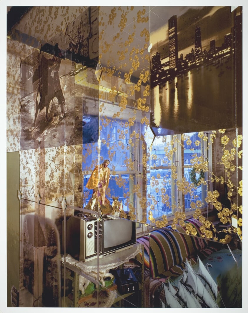 View from a Living Room, Pilsen, from the book "Along the Divide: Photographs of the Dan Ryan Expressway"