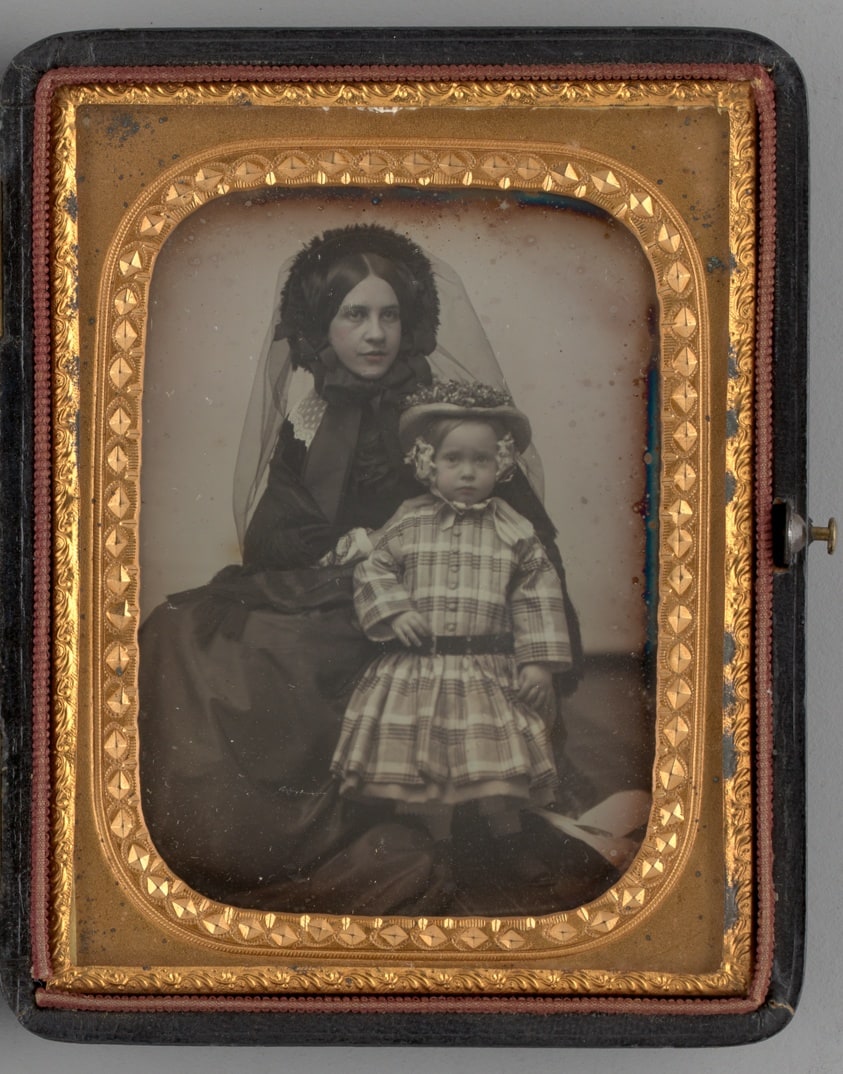 Untitled (Portrait of Seated Woman and Child)
