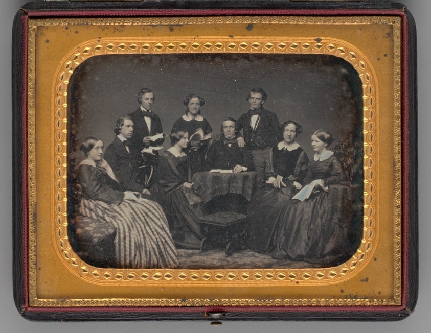 Untitled (Group Portrait of Men and Women)