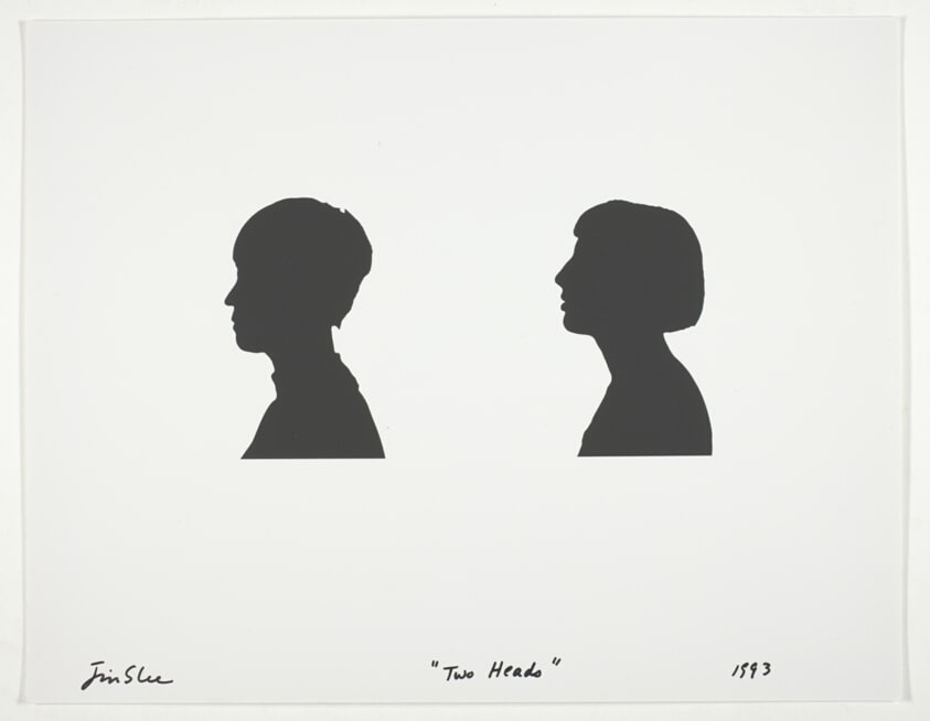Two Heads, from the 1993 Graduate/Faculty Photography Portfolio