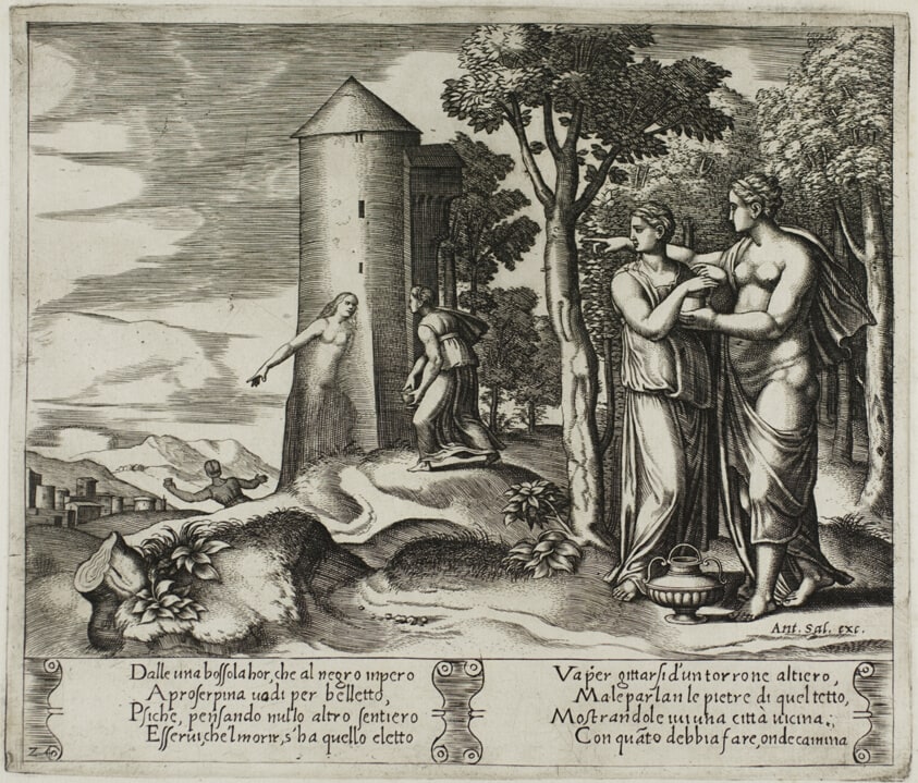 Psyche Leaves for the Underworld