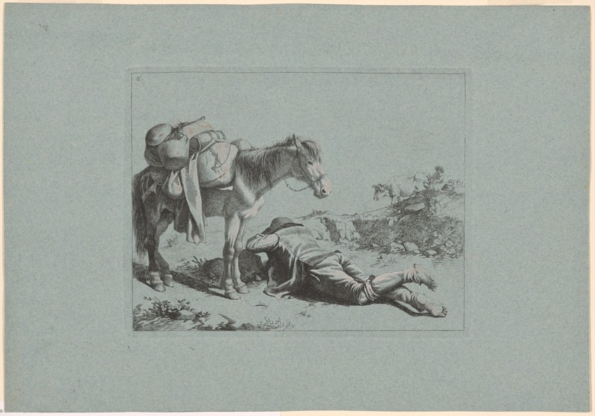 Plate 8, from The Set of 12 Pastorals Scenes