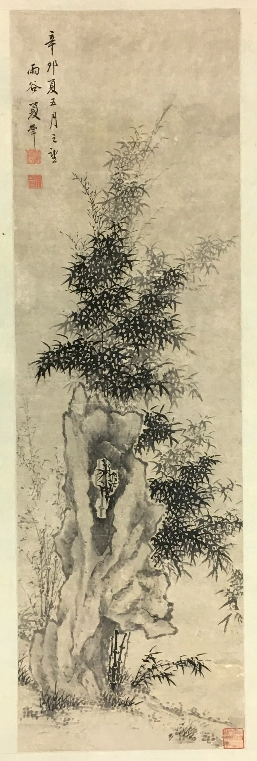 Bamboo and Rock