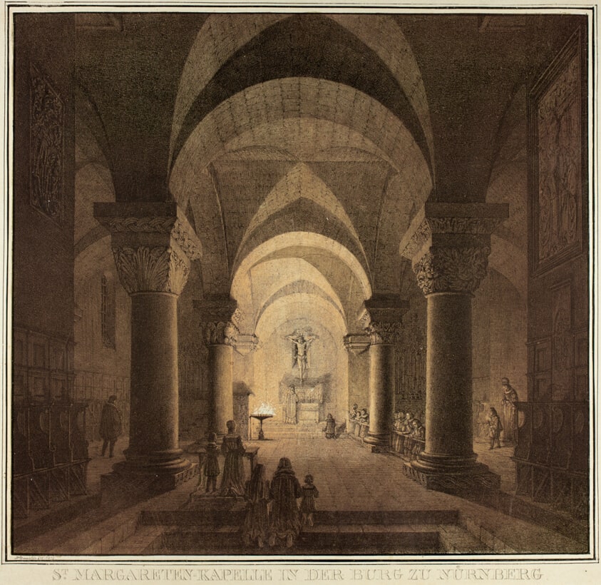 Chapel of Saint Margaret in the City of Nuremberg, from Collection of Memorable Medieval Buildings in Germany