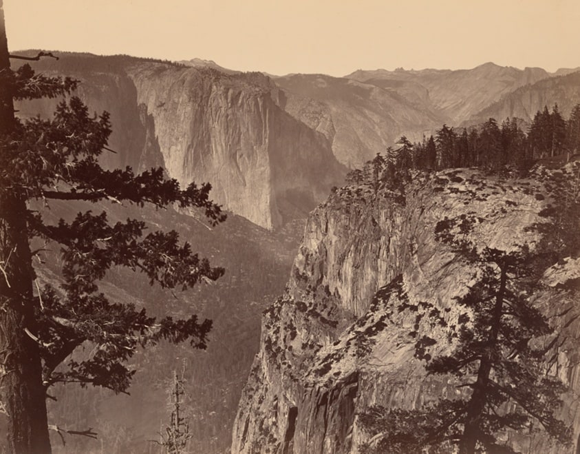 First View of Yosemite Valley from the Mariposa Trail