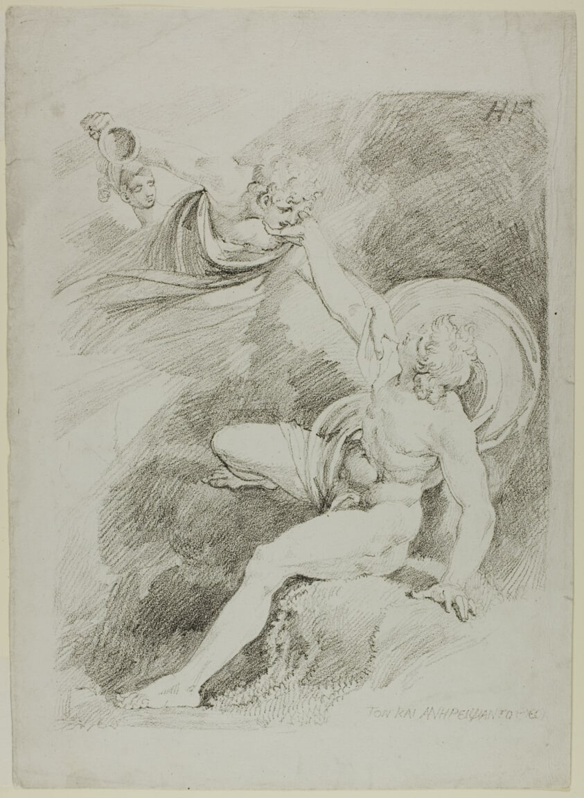 Heavenly Ganymede, from Specimens of Polyautography