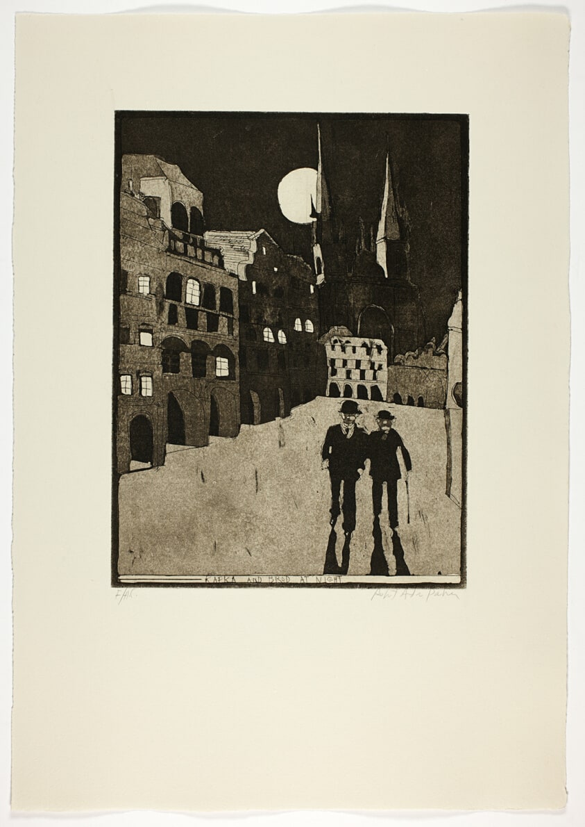Kafka and Brod at Night, from Franz Kafka: Dreams, Diaries, and Fragments
