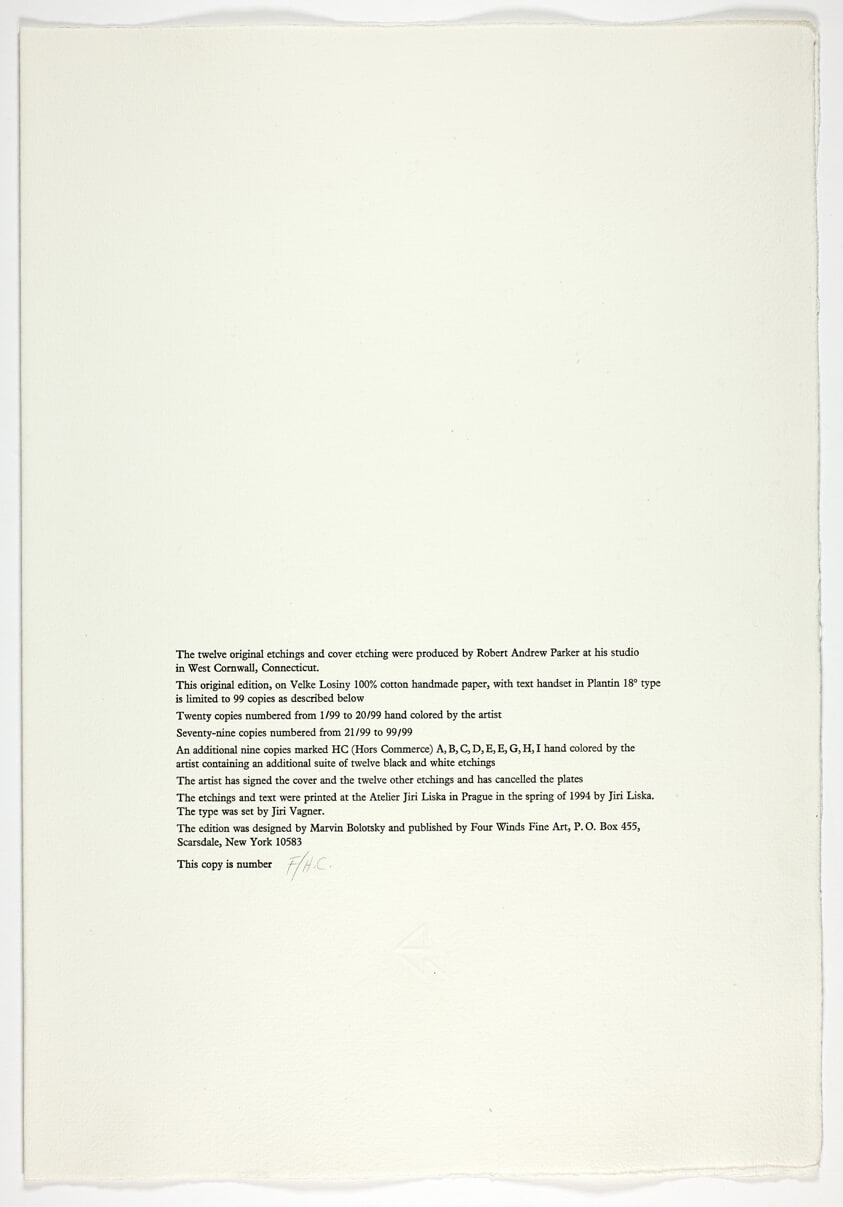 Colophon, from Franz Kafka: Dreams, Diaries, and Fragments