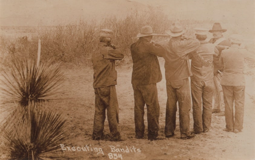 Executing Bandits in Mexico, from the Erased Lynchings Series I