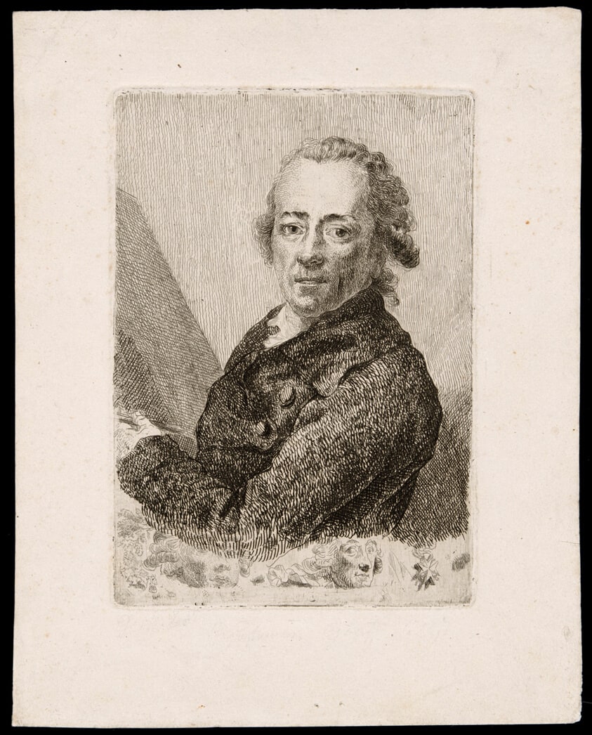 Self-Portrait before an Easel