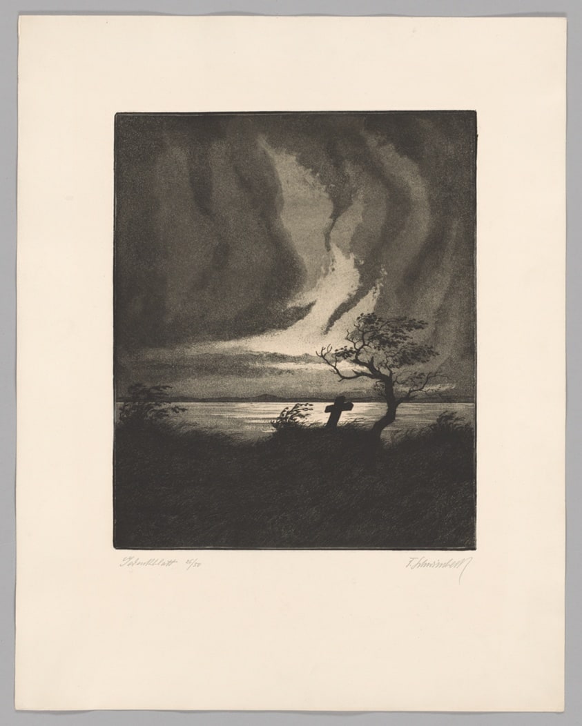 Memorial Sheet (Gedenkblatt), plate 1 from Creation--Death (Werden--Vergehen)