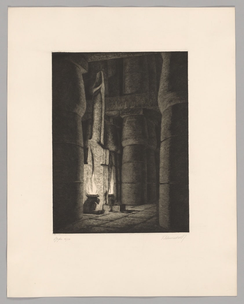 Sacrifice (Opfer), plate 5 from Creation--Death (Werden--Vergehen)