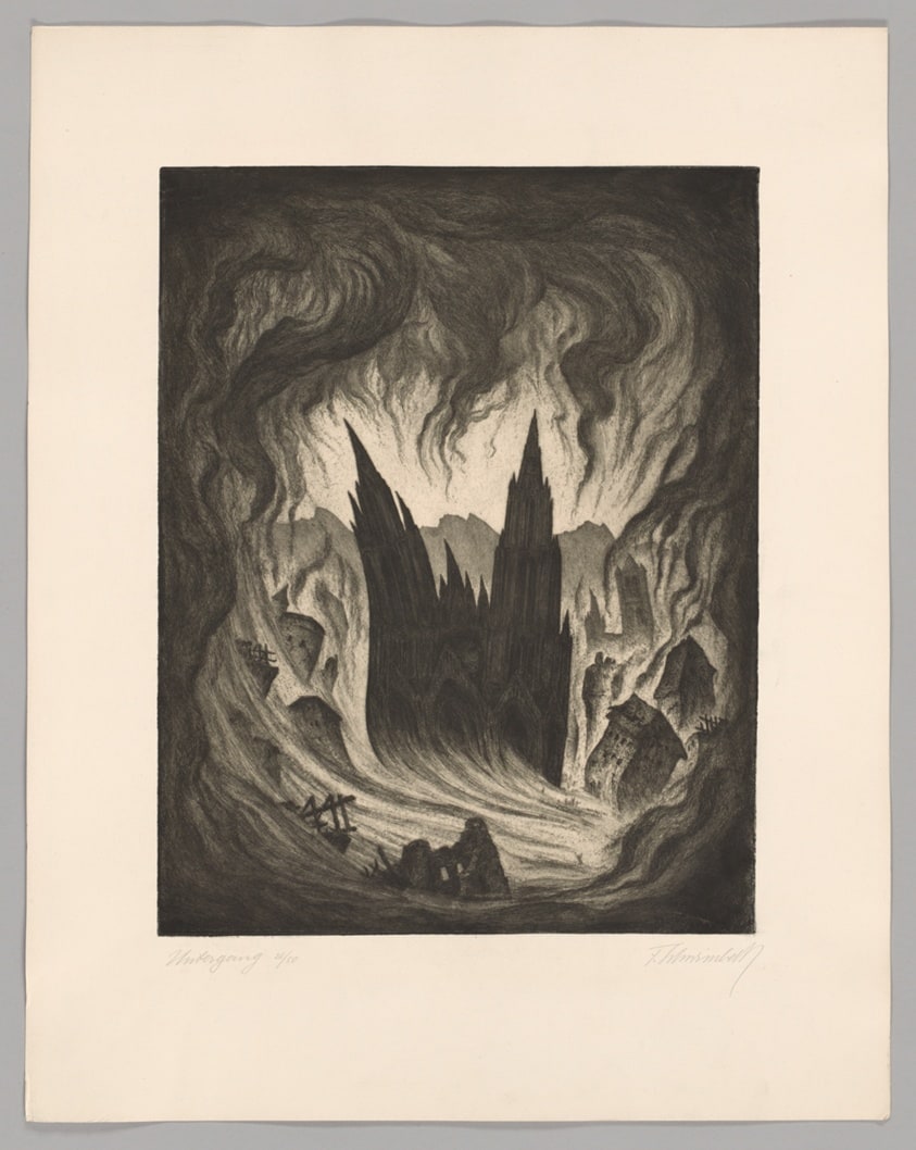 Going Under (Untergang), plate 7 from Creation--Death (Werden--Vergehen)