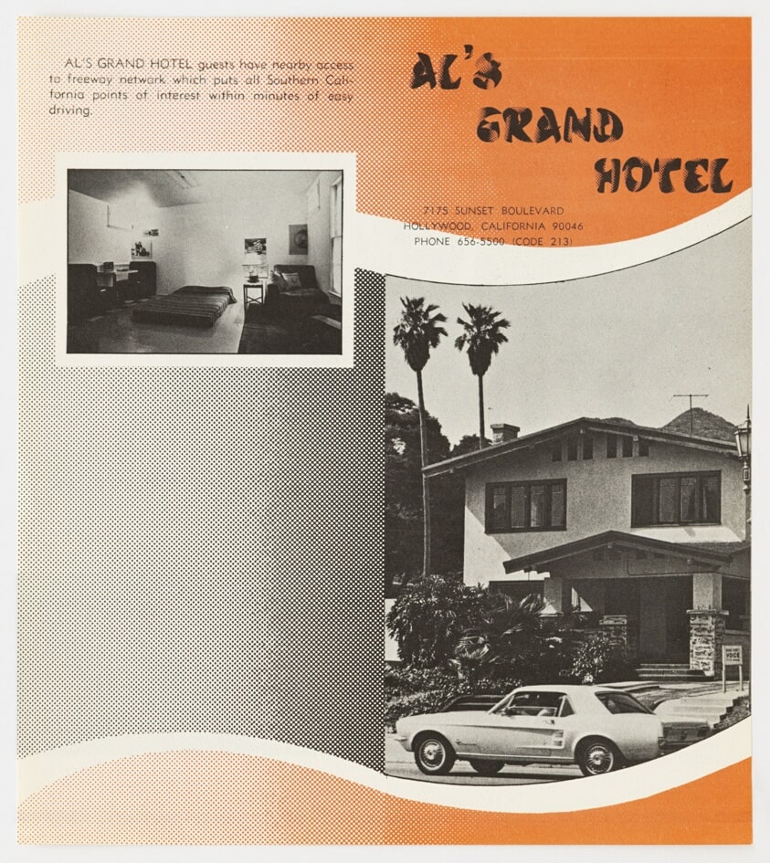 Al's Grand Hotel brochure