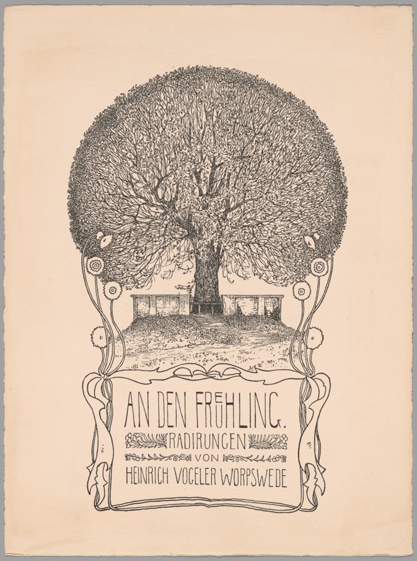 Title Page, from To the Spring (An den Frühling)