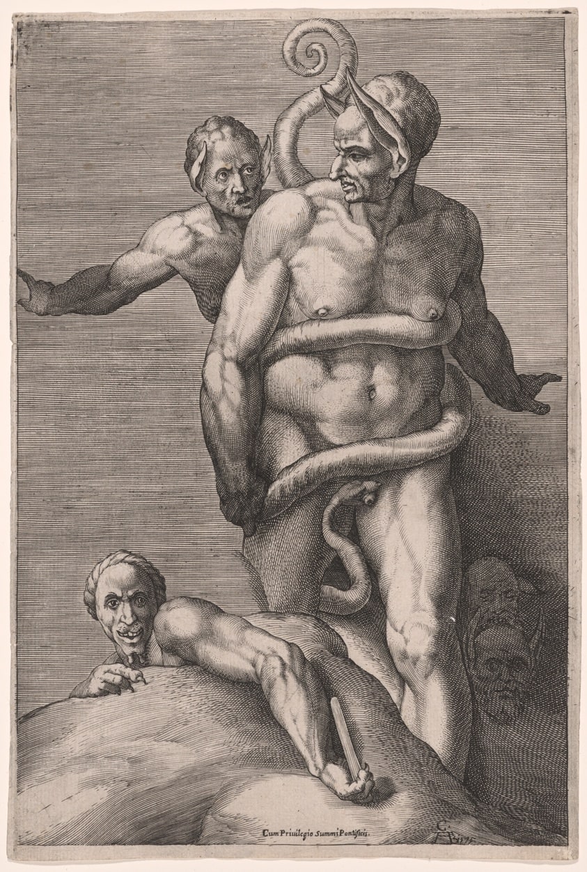 Minos and Demons, from the Last Judgment