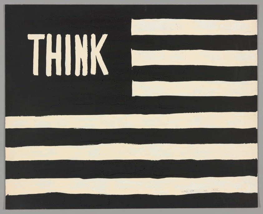 Untitled (Think/Flag), from Artists and Writers Protest against the War in Vietnam