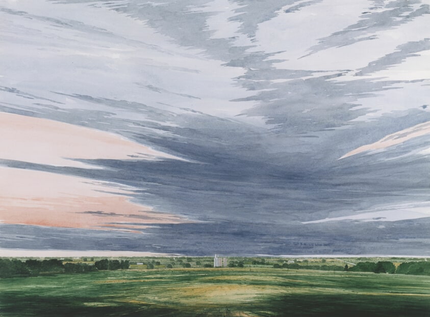 Study for 'Evening Emerald'