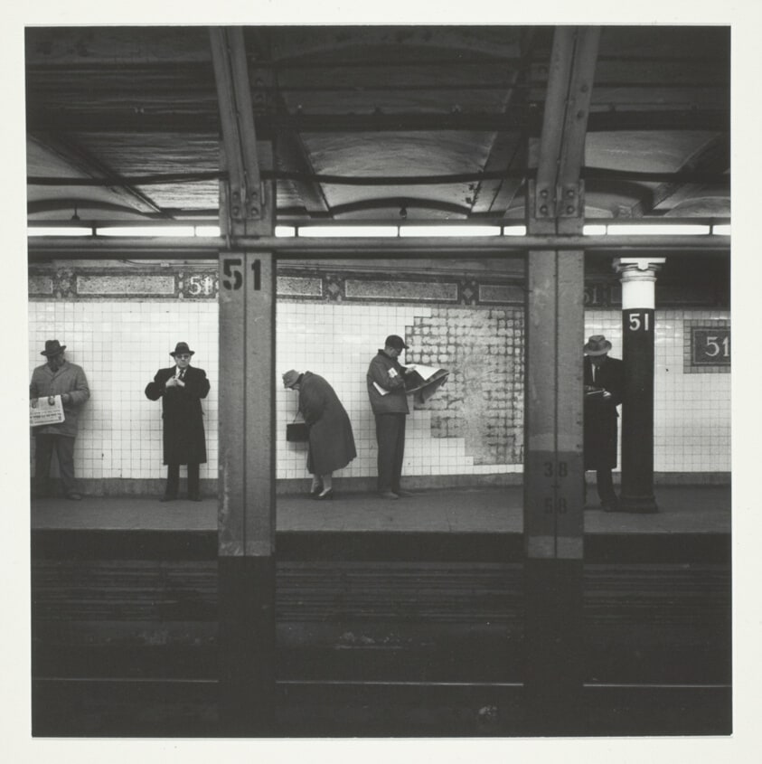 Untitled, from the series "New York Subway, 1960"