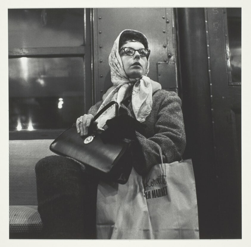 Untitled, from the series "New York Subway, 1960"