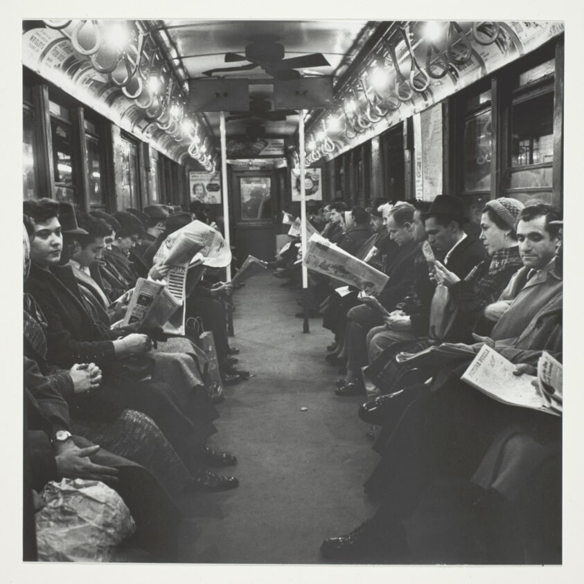 Untitled, from the series "New York Subway, 1960"