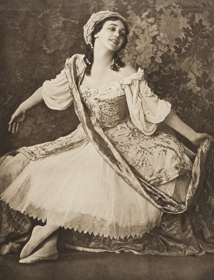 Tamara Karsavina in Le Pavillon d'Armide (Madama Thamar Karasavina, Le Pavillion d'Armide)