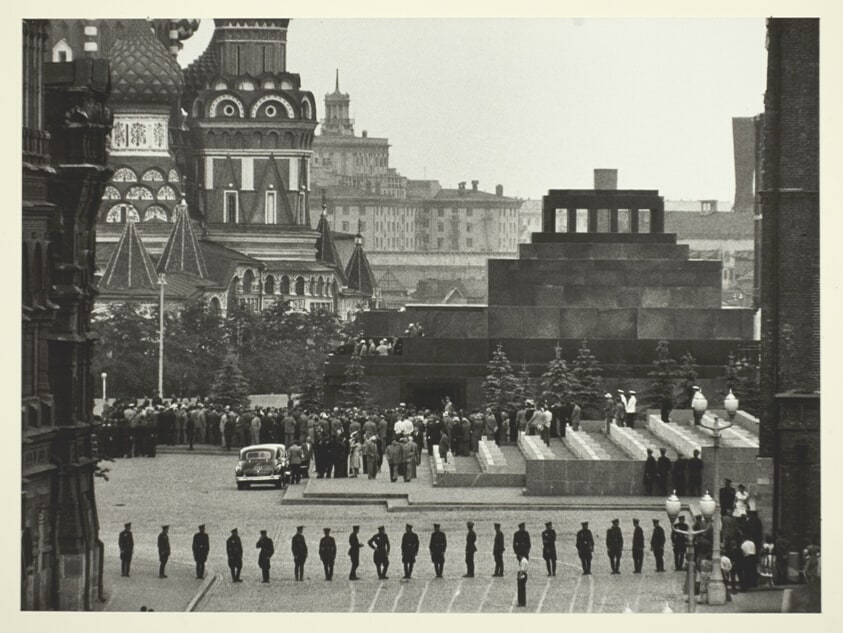 Lenin's Tomb; Dignitaries Lined Up