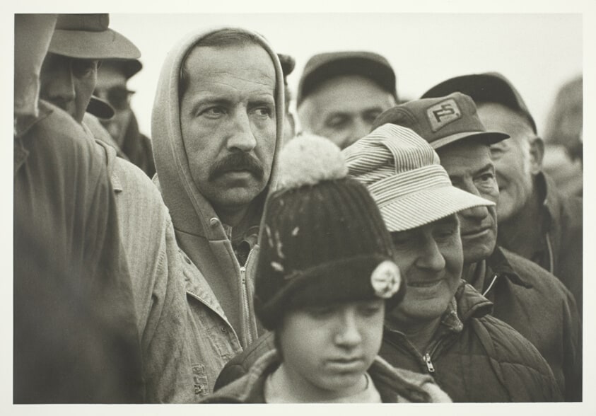 Onlookers at the Auction of Butch Muchow's Farm, Jo Daviess County, Illinois
