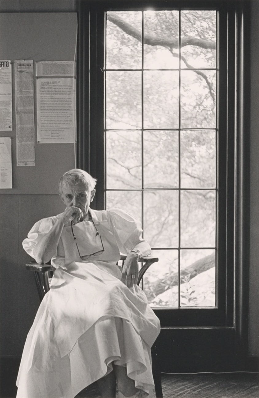 Portrait of Dorothea Lange by Window