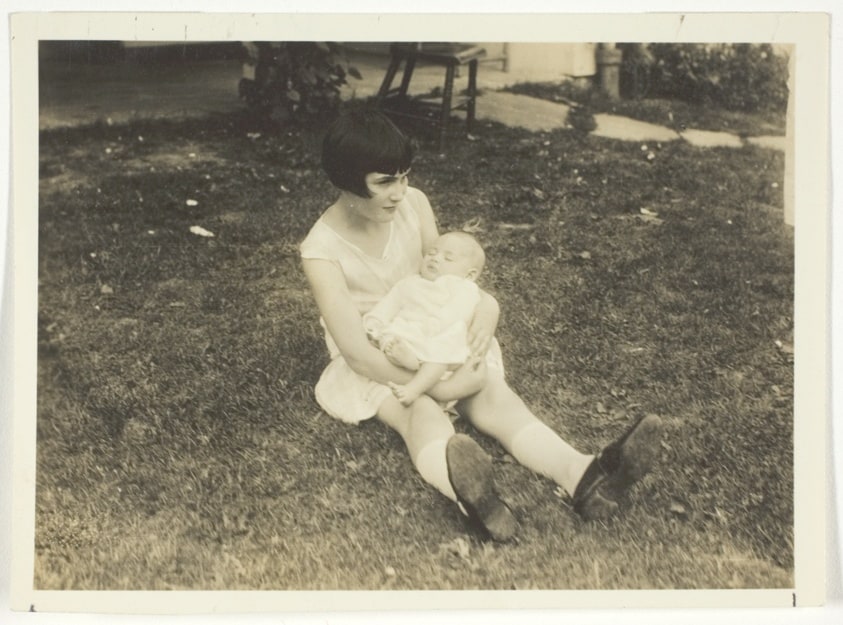 Fabienne Lloyd with her nephew Jerrold Levy
